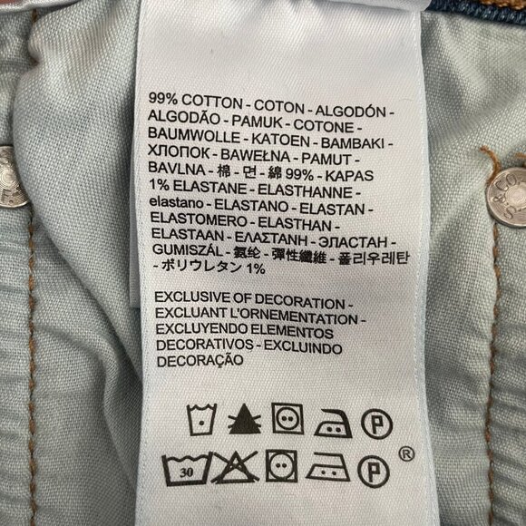 Levi's Vintage Org 501 MWash Straight Lg Button Close Jeans Blue W 27" x L 26" - Picture 10 of 15